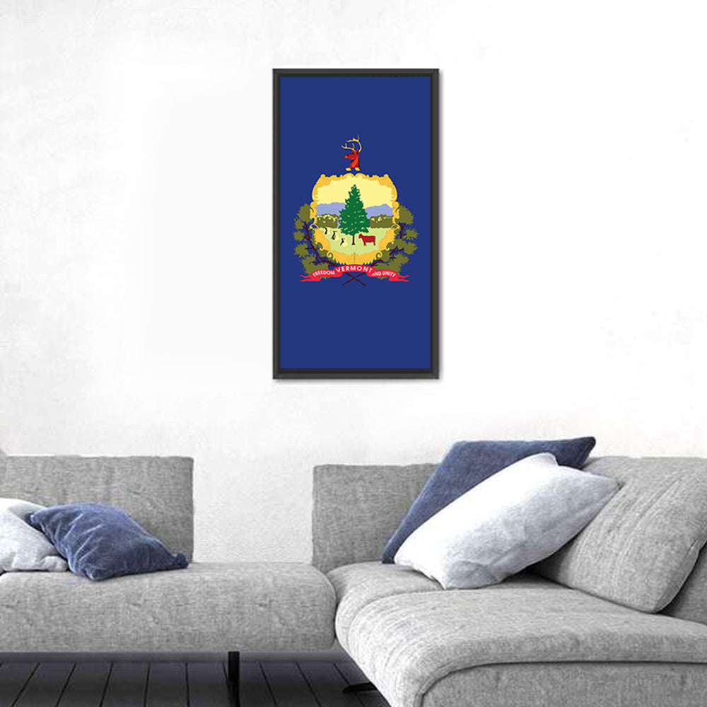 Vermont State Flag Wall Art