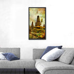 Pura Besakih Meru Towers Wall Art