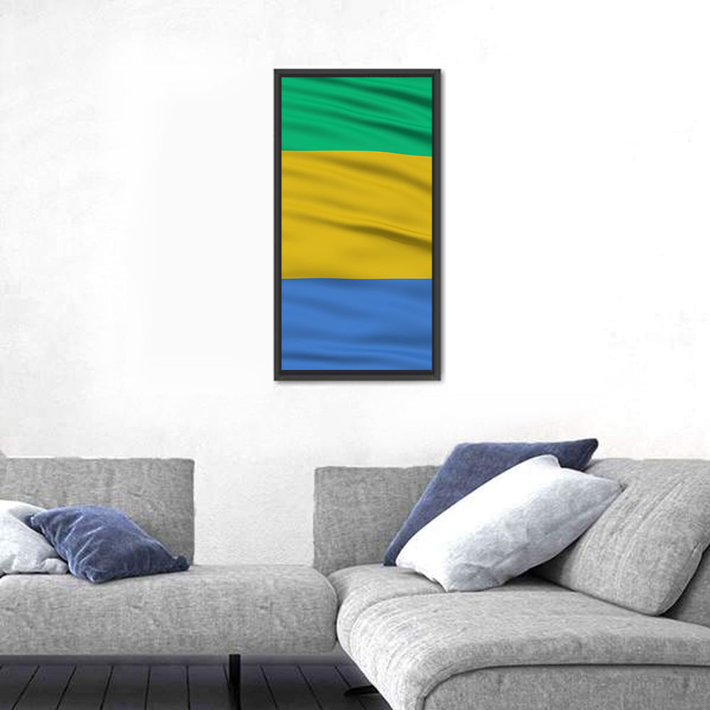 Gabon National Flag Wall Art
