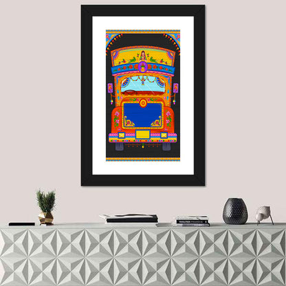 Colorful Truck Artwork Wall Art