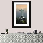 Christ the Redeemer at Golden Hour Wall Art