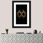 Antique Gold String Geometry Wall Art