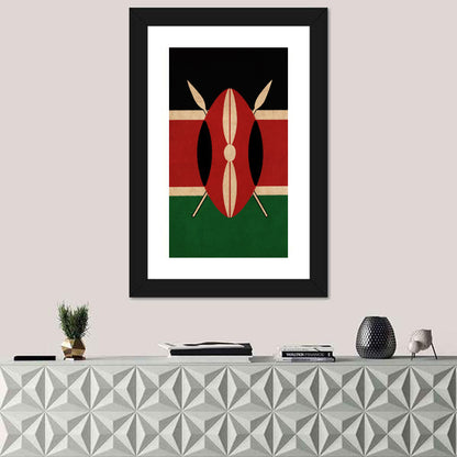 Flag Of Kenya Wall Art