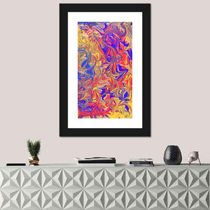 Swirling Contemporary Style Wall Art