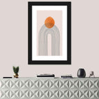 Layered Arch Sun Abstract Wall Art