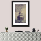 Old Pirate Ship at Sea Wall Art