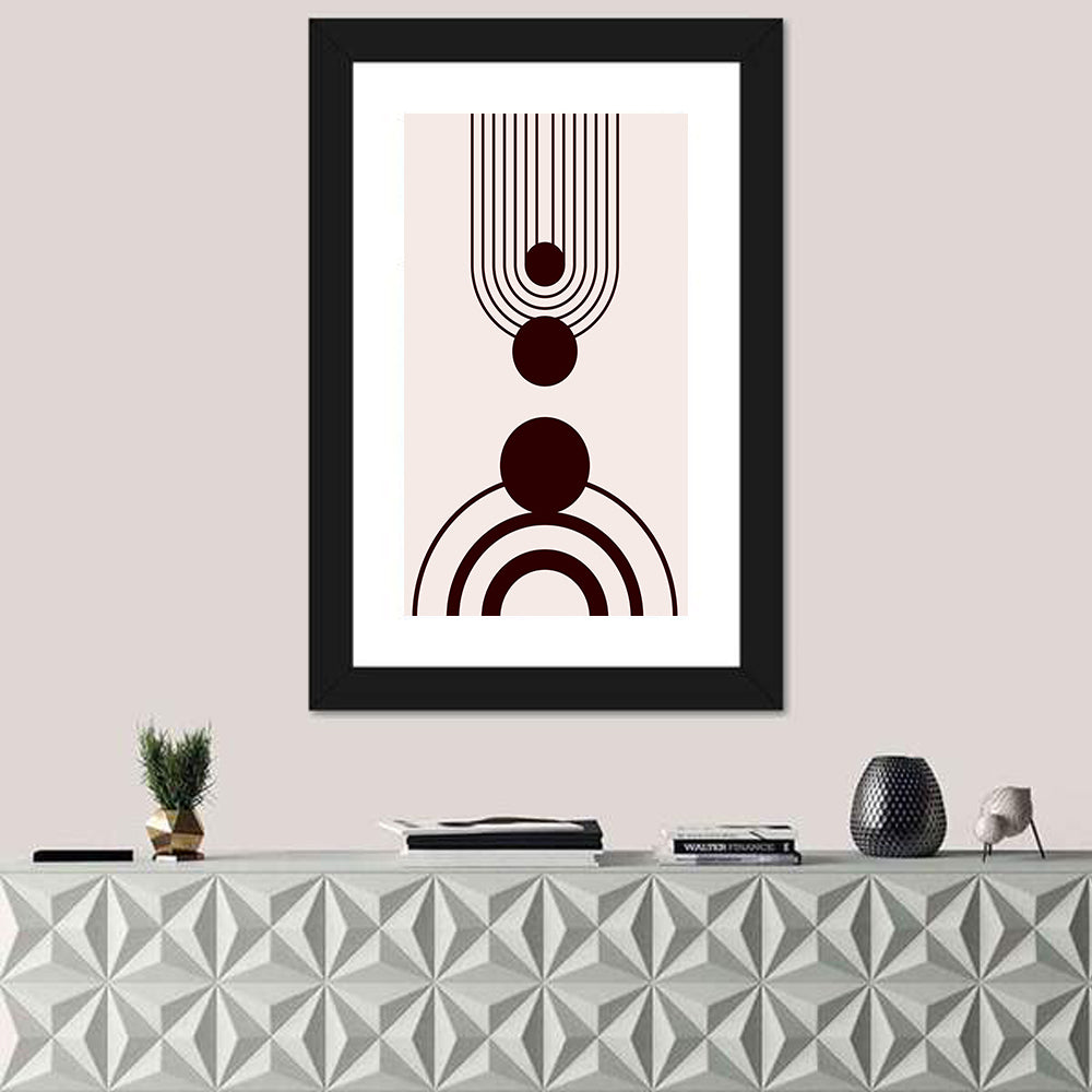 Concentric Boho Arches Wall Art