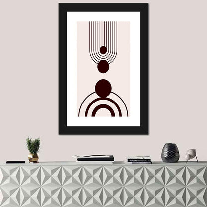Concentric Boho Arches Wall Art