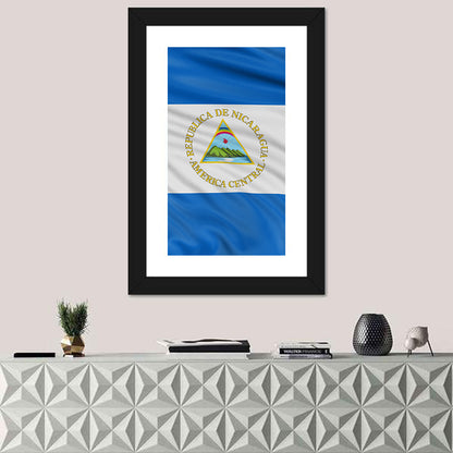 Flag Of Nicaragua Wall Art