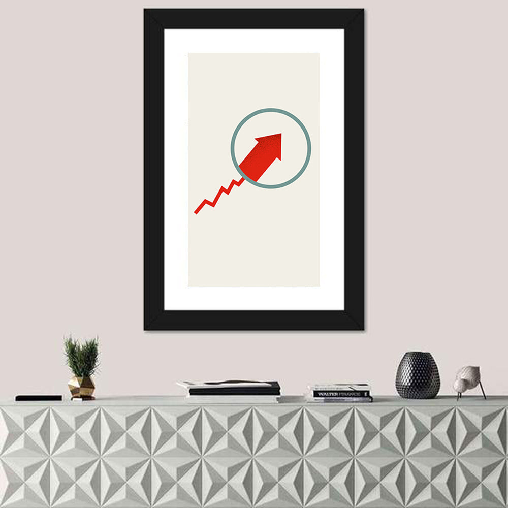 Market Growth Arrow Wall Art