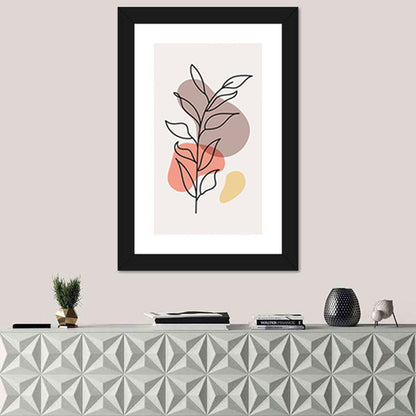 Minimalist Floral Line Drawing Wall Art