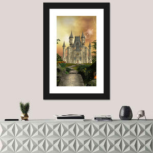Castle In An Enchanted Garden Wall Art