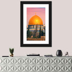 Dome of the Rock at Golden Hour Wall Art