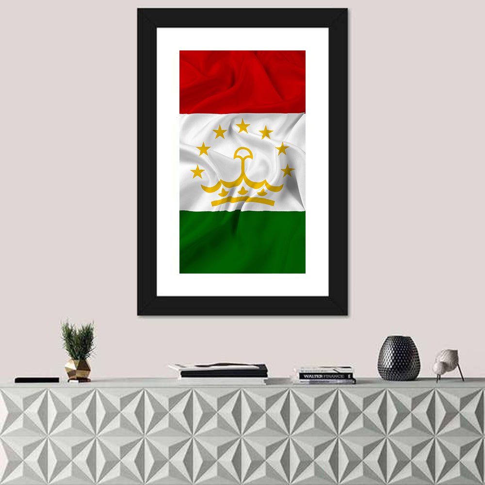 Flag Of Tajikistan Wall Art