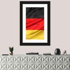 Draped German Flag Wall Art