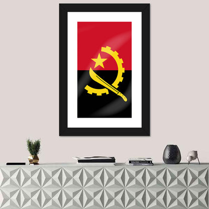 Flag Of Angola Wall Art