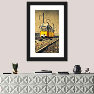 The Tram On Track Wall Art