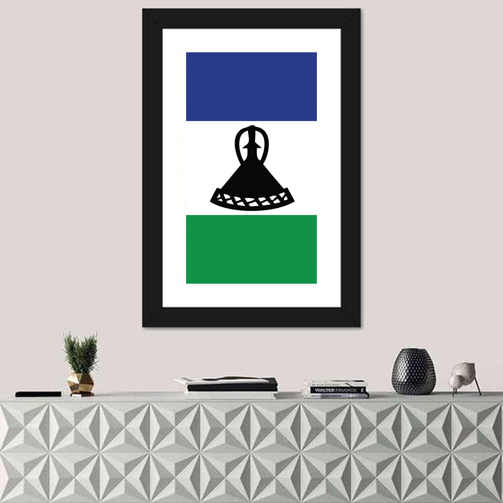 Flag of Lesotho Wall Art