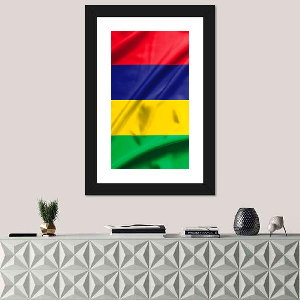 Mauritius National Flag Wall Art