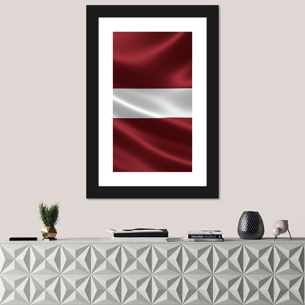 Flag of Latvia Wall Art