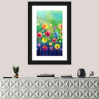 Dreamy Watercolor Poppies Wall Art