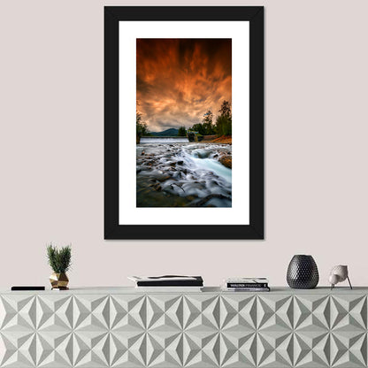 Dam Mentawa In Indonesia Wall Art