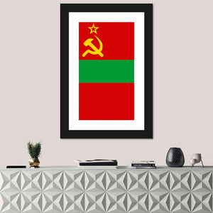 Flag Of Transnistria Wall Art