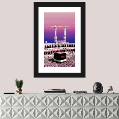 Holy Kaaba During Twilight Wall Art