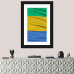 Gabon National Flag Wall Art