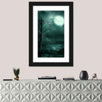Moonlit Gothic Shore Wall Art
