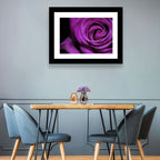 Purple Rose Close-up Wall Art