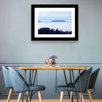 Dalarna Mist with Lighthouse Wall Art