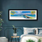 Maldives Overwater Pier Wall Art