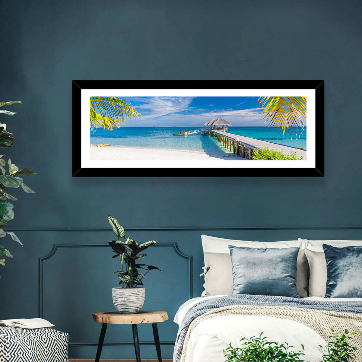 Maldives Overwater Pier Wall Art