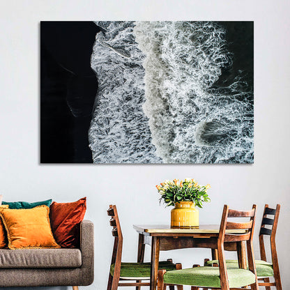 Black Sand Beach Wall Art