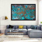 Oxidized Metal Abstract Texture Wall Art