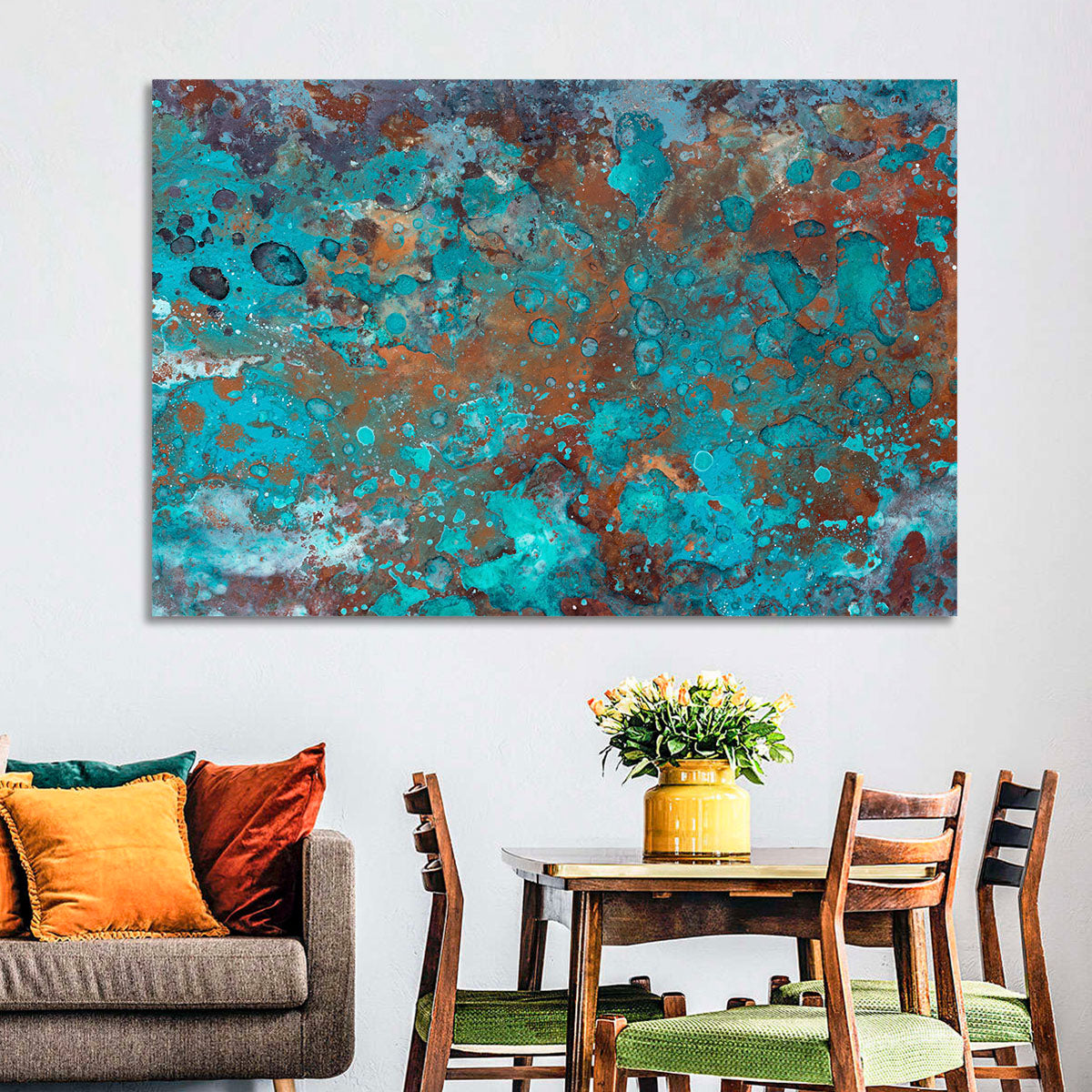 Grunge Abstract Texture Wall Art