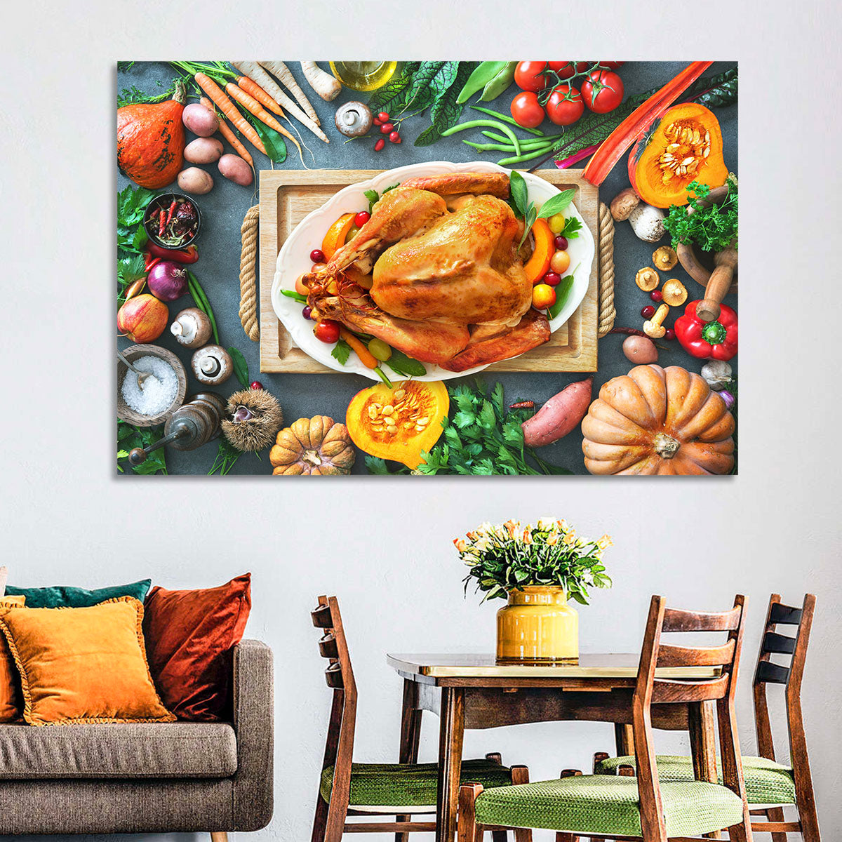 Roasted Turkey Wall Art