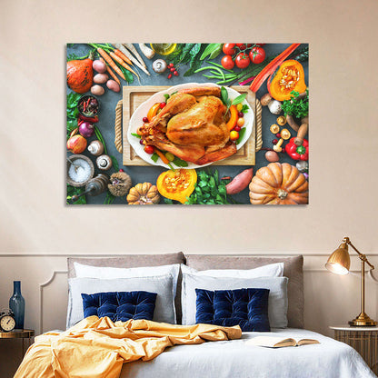 Roasted Turkey Wall Art