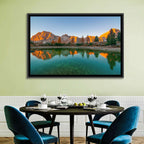 Lago Di Federa Alpenglow Wall Art