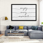 Enjoy Every Moment Script Wall Art