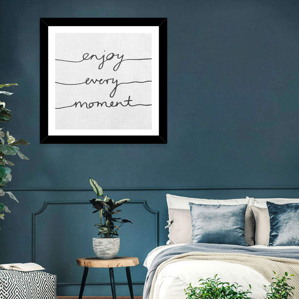 Enjoy Every Moment Script Wall Art