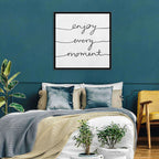 Enjoy Every Moment Script Wall Art
