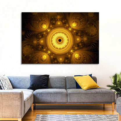 Fractal Mandala Wall Art