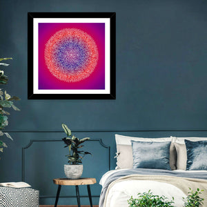 Colorful Circular Mandala Wall Art