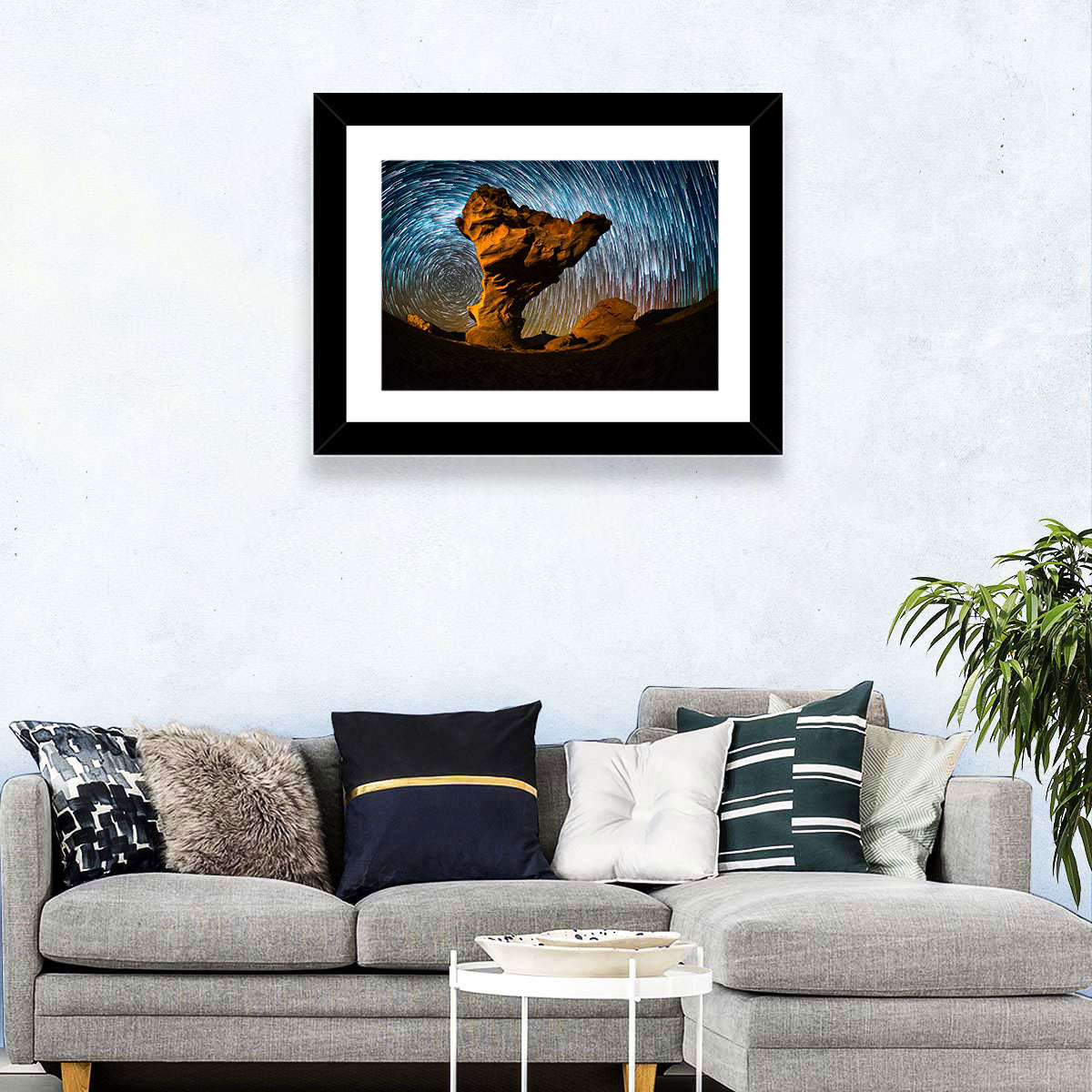 Arbol De Piedra Night Sky Wall Art