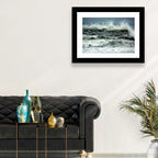 Stormy Coastline Wave Wall Art