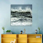 Stormy Coastline Wave Wall Art