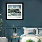 Stormy Coastline Wave Wall Art