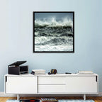 Stormy Coastline Wave Wall Art
